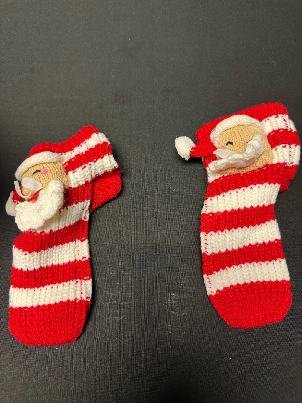 Cozy White and Green Patterned Crew Socks - Women